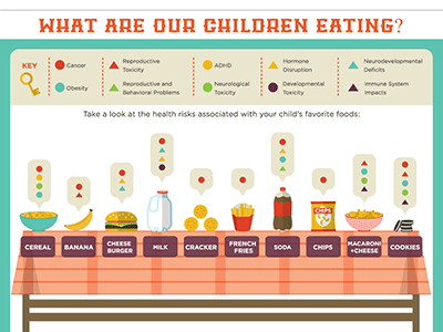 From Farm to Fork earth environment food infographics toxic