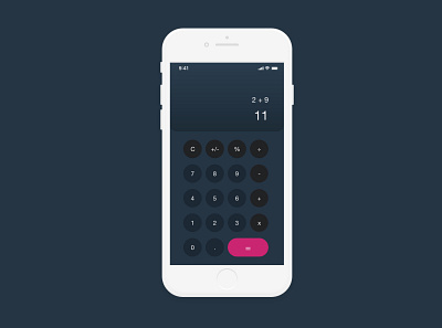 Calculator Daily UI Design Challenge adobe photoshop adobexd dailyui ui ux