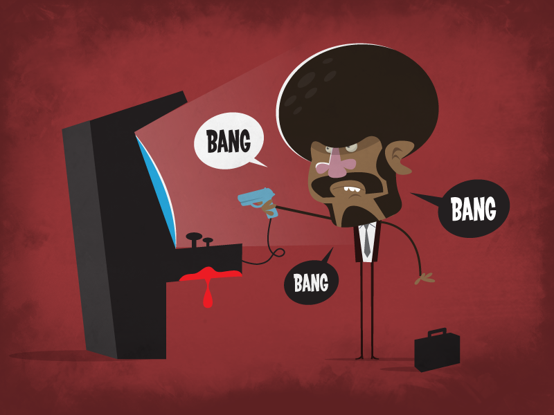  Pulp  Fiction  game by Ricardo Gimenes on Dribbble