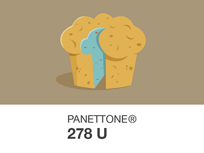 Panettone cartoon food vector