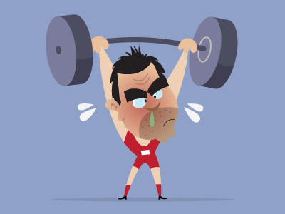 Gym cartoon vector