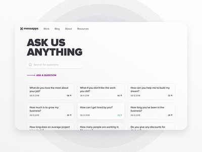Ask Messapps about anything... soon app app development design ios iphone questions ui ux