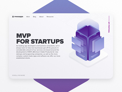 Messapps Startups app app development design illustration startups ui ux web
