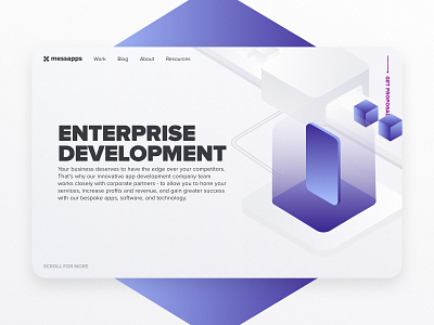 Messapps Enterprise app app development business design ui ux web