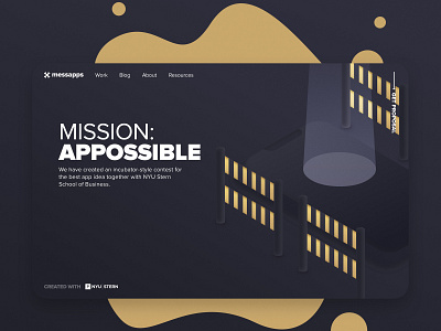 Mission Appossible! app app development contest design illustration ios iphone nyu pages ui ux web