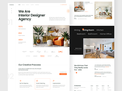 RENOPASI - Interior Design Agency Landing Page