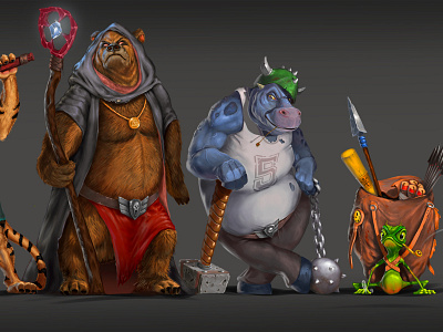 Wild Five character characterdesign concept art concept design illustration