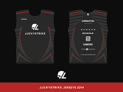 Clan Lucky Strike Jerseys design esports gaming jersey lucky strike