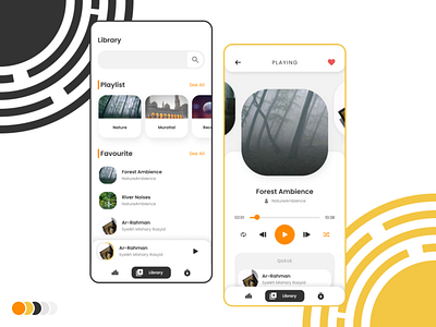 Audio Player App android android app app audio audio player design minimal minimalism mobile ui music music app ui uidesign