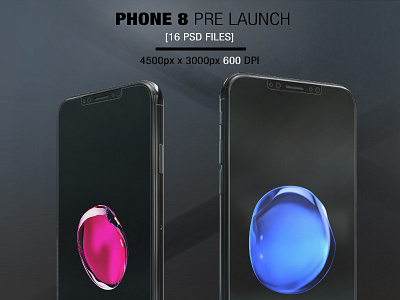 Iphone 8 Pre Launch App Promo Mockup