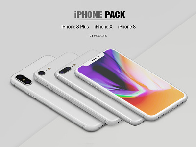 Apple Iphone Pack Mockup iphone 8 iphone 8 plus iphone x iphone x mock up iphone x mockup marketing mobile mock up mockups pack perspective phone