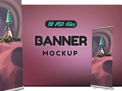 Banner Mockup advert mock up advertising psd mock up banner mock up billboard mock up branding mock up event branding mock up lamp post lamp post banners mock up mock up mockup outdoor mock up psd mock up