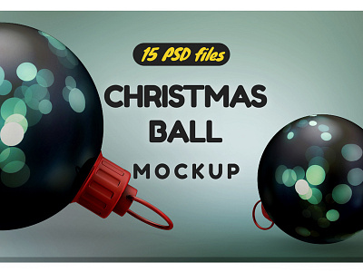 Christmas Ball Mockup background balls bow christmas christmas ball christmas balls christmas mock up christmas mock up christmas mockup christmas template christmas tree decoration