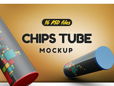 Chips Tube Mockup