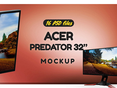 Acer Predator 32" Mockup