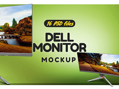 Dell Monitor Mockup