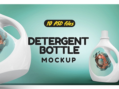 Detergent Bottle Mockup advertise blue bottle bottle mockup detergent bottle detergent bottle mockup detergent mockup etergent