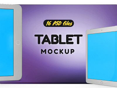 Tablet Mockup by Pixelmockup on Dribbble