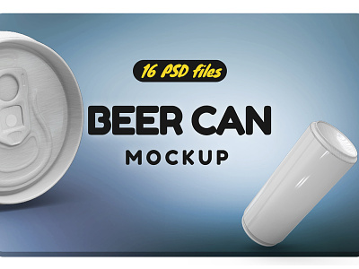 Beer Can Mockup