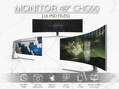 Lcd Tv Mockup Designs Themes Templates And Downloadable Graphic Elements On Dribbble