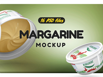 Download Margarine Box Mockup By Pixelmockup On Dribbble