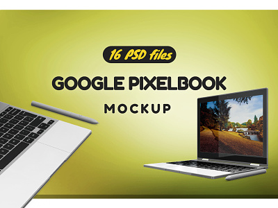Google Pixelbook Vol.1 Mockup book mockup google laptop mockup google mockup laptop mockup pixel book mockup pixel mockup pixelbook mockup