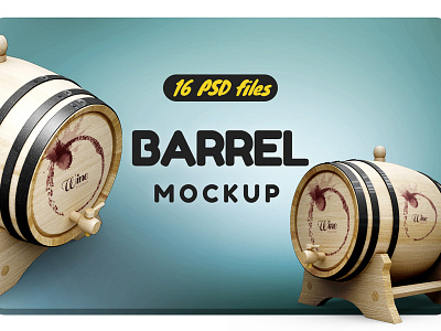 Barrel Mockup