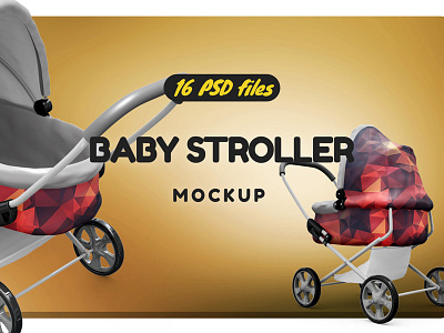 Baby Stroller Mockup announcement arrival baby baby girls baby mockup baby showe baby stroller baby stroller mockup stroller stroller mockup
