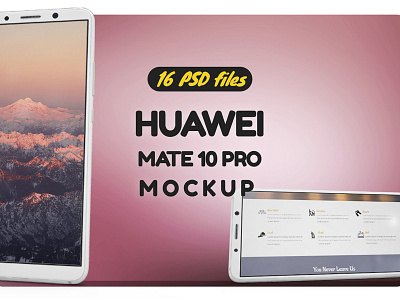 Huawei Mate 10 Pro Vol.2 Mockup huawei huawei mate huawei mate mockup huawei mate pro huawei mate pro mockup huawei mockup huawei mockups