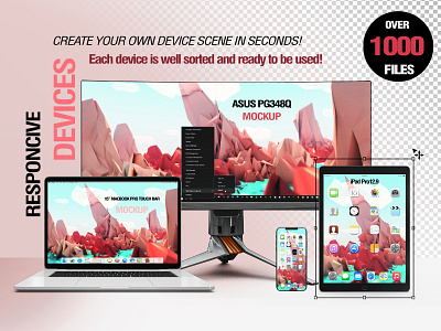 The Unlimited Devices Mock Up Pack