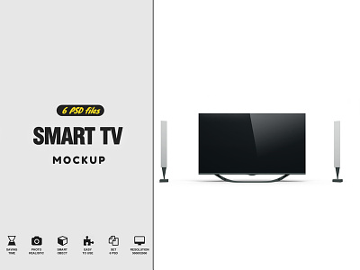Smart TV Mockup 3d modeling 3d render graphicrivers smart smart tv mockup television mockup tv mockup
