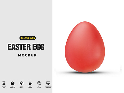 Easter Egg eastern eastern mockup egg eggs estern egg mockup mockup paint red