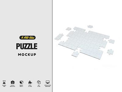 The Puzzle Mockup background backgrounds box business chrome clipart color colorful colour communication puzzel