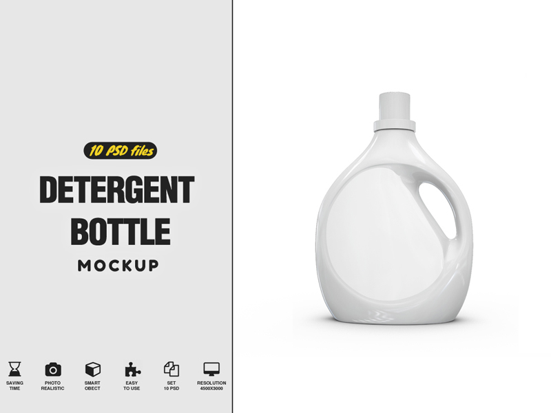 Download Detergent Bottle Mockup By Pixelmockup On Dribbble