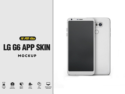LG G6 Mockup 3d android app app demo mockup app mockup app skin mockup application mockup