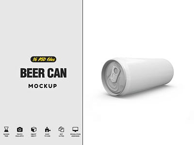 Beer Can Mockup 500ml alcohol beer beer ca beer can mockup beer mockup can can mockup