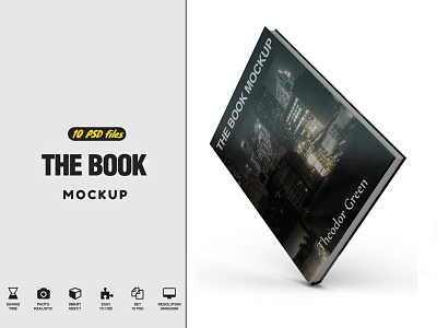 The Book Mockup book book cover book mockup brochure changeable cover book mockup cover mockup customize