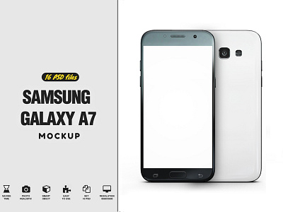 Samsung Galaxy A7 Mockup