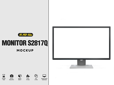 Monitor s 2817q Mockup