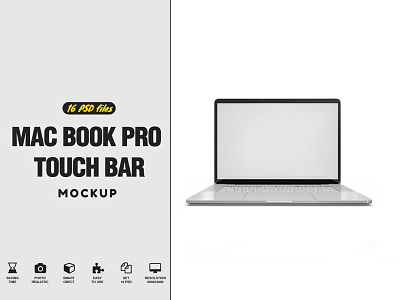 MacBook Pro Touch Bar Mockup laptop mockup macbook macbook pro mockup macbook pro touch bar mockup mackbook pro mackbook pro bar mockup