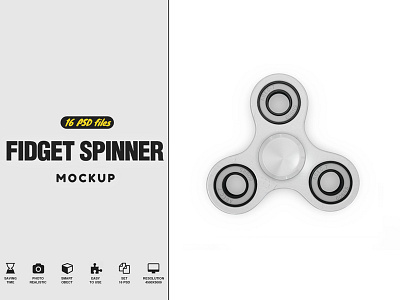 Spinner Mockup bearing carry ceramic dhd edc every day fidget spinner finger
