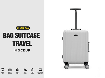 Bag Suitcase Mockup backpack bag baggage case duffel bag garment bag luggage mock up mock up overnight case