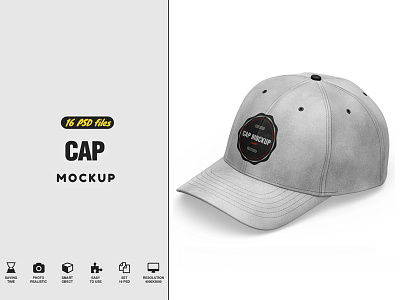 Cap Mockup baseball baseball cap cap cap mockup caps clothing embroidery hat hats new era printed realistic