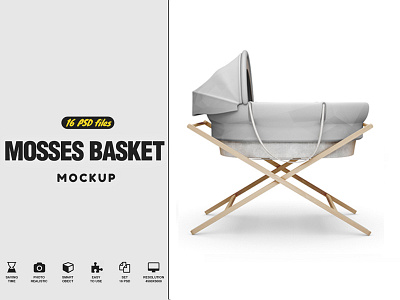 Moses Basket Mockup