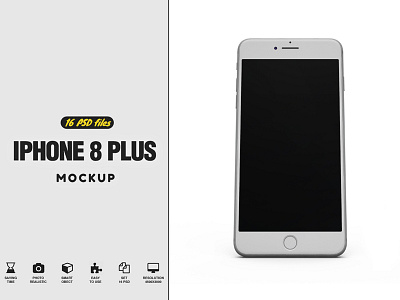 iPhone 8 Plus Mockup ad app apple application business commercial display iphone 8 iphone x