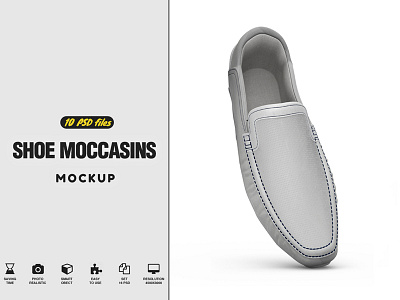 Shoe Moccasins Mockup 3d moccasins moccasins mockup shoe shoe moccasin mockup shoe mockup shoes