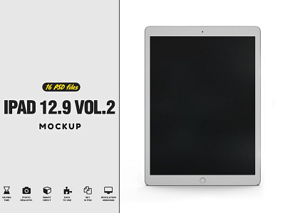 iPad Pro 12.9 Mockup apple application apps display interface ipad ipad air mock up mock up mock ups mockup pad