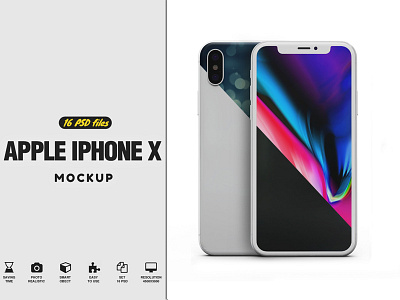 iPhone X Mockup ad app apple application business commercial display iphone 8 iphone x