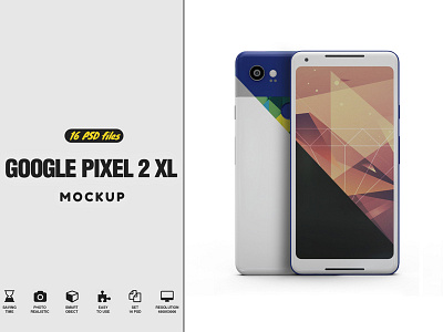 Google Pixel 2XL Mockup google google pixel google pixel 2 mock up google pixl 2 mockup pixel 2 smartphone xl