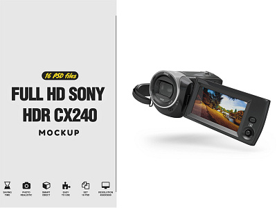 Full HD Sony HDR Mockup camcoder camcoder mockup camcoder sony camcoder sony mockup hdr hdr mockup sony sony mockup
